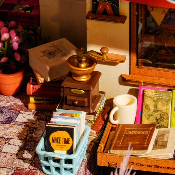 DG164-5 Книжный магазин в углу