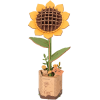 TW011-main Rolife Подсолнух 3D Деревянный Пазл TW011