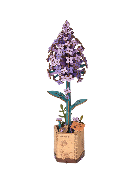 TW021-main Rolife Сирень 3D Деревянный Пазл TW021