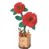TW031-main Rolife Красная камелия 3D Деревянный Пазл TW031
