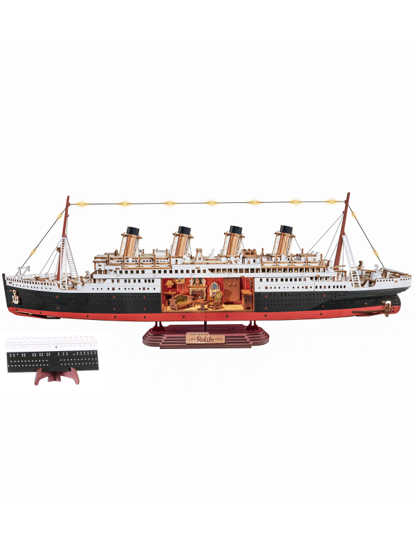 TGL02 Rolife 1912 .Eternal Atlantic Voyager 3D Деревянный Пазл TGL02